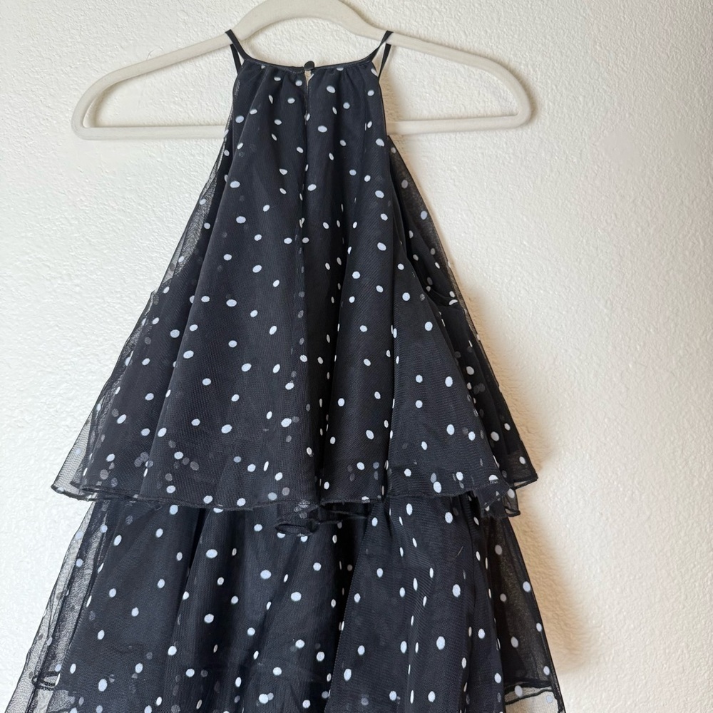 Kate spade  Mini Polka Dot Tiered Mini Dress small - Picture 11 of 12